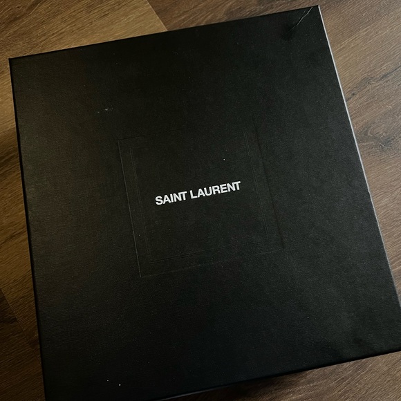 Saint Laurent "Giqua" Snakeskin Sandals with Crystal Trim 110MM - Picture 7 of 14